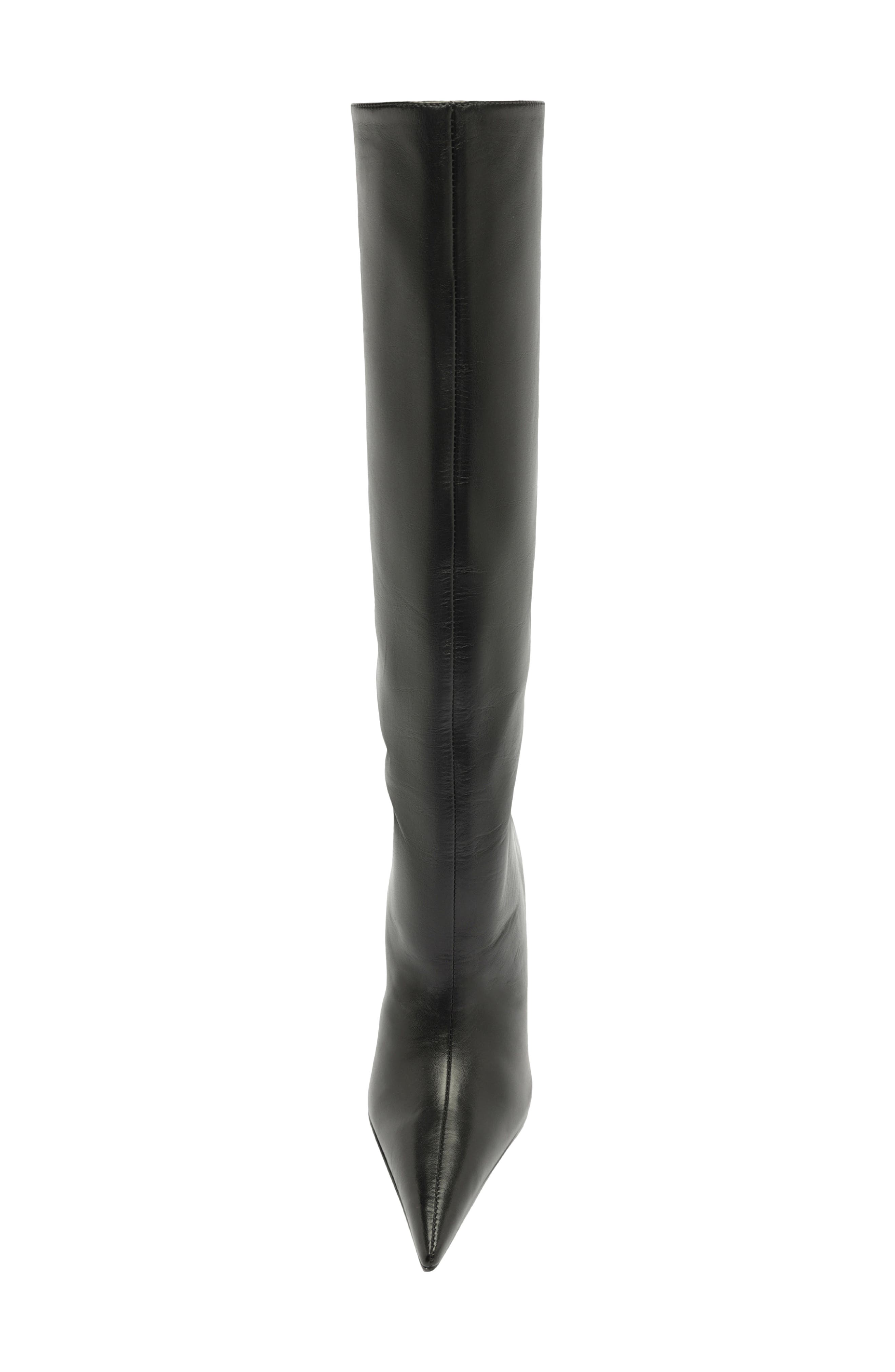 Schutz Siena Pointed Toe Knee High Wedge Boot, Alternate, color, 