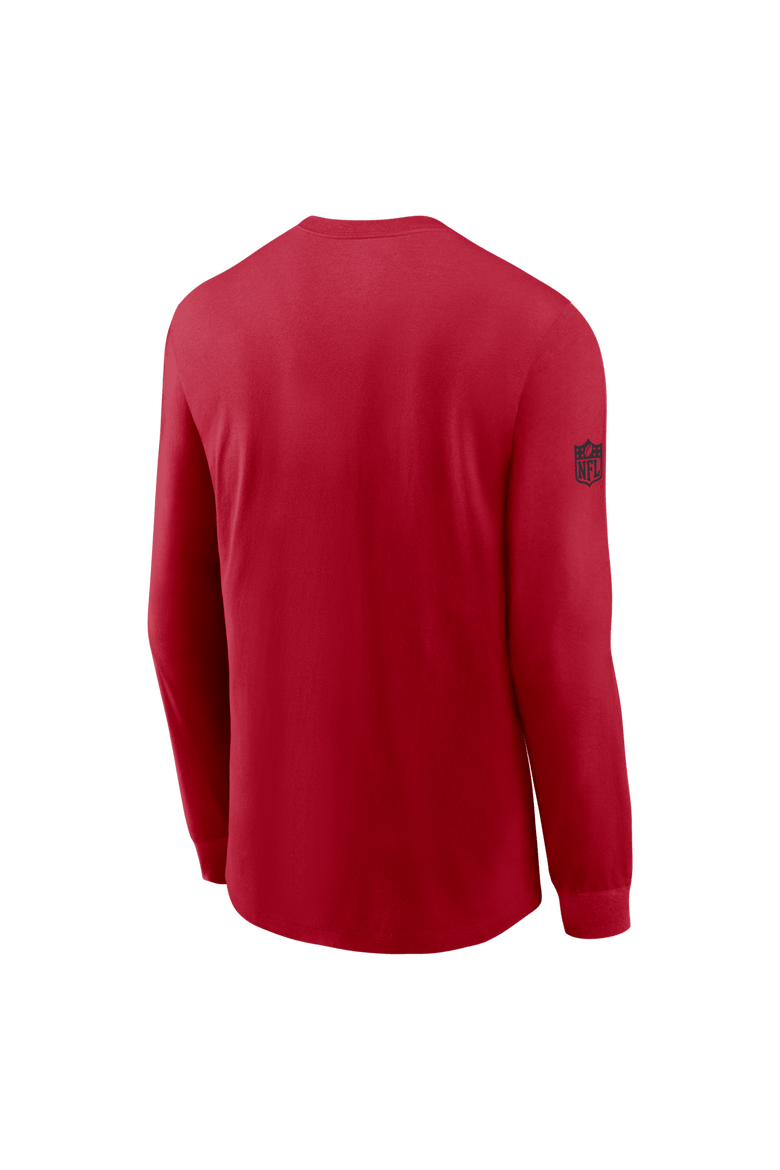 Men's Nike Scarlet San Francisco 49ers Sideline Performance Long Sleeve T-Shirt, Alternate, color, Scarlet