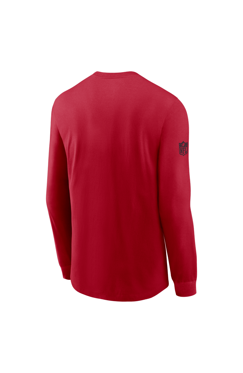 Nike Men's Nike Scarlet San Francisco 49ers Sideline Performance Long Sleeve T-Shirt, Alternate, color, Scarlet