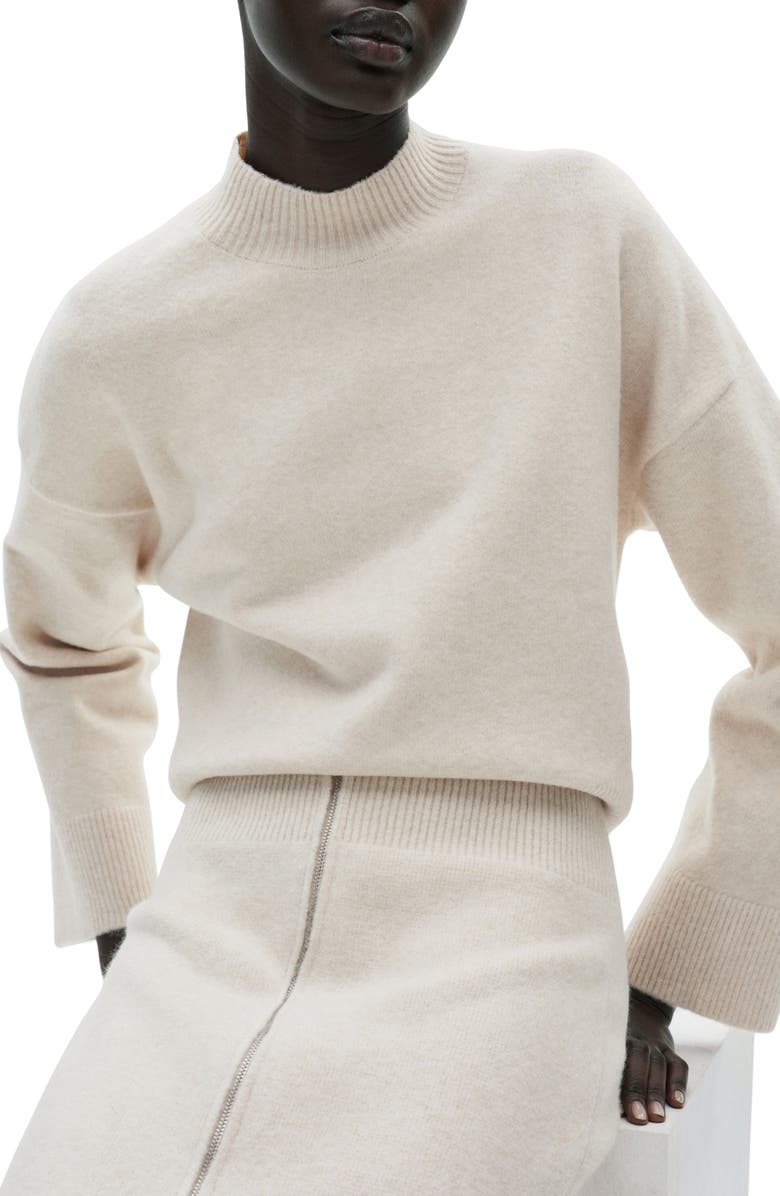 MANGO Perkins Mock Neck Sweater, Main, color, 