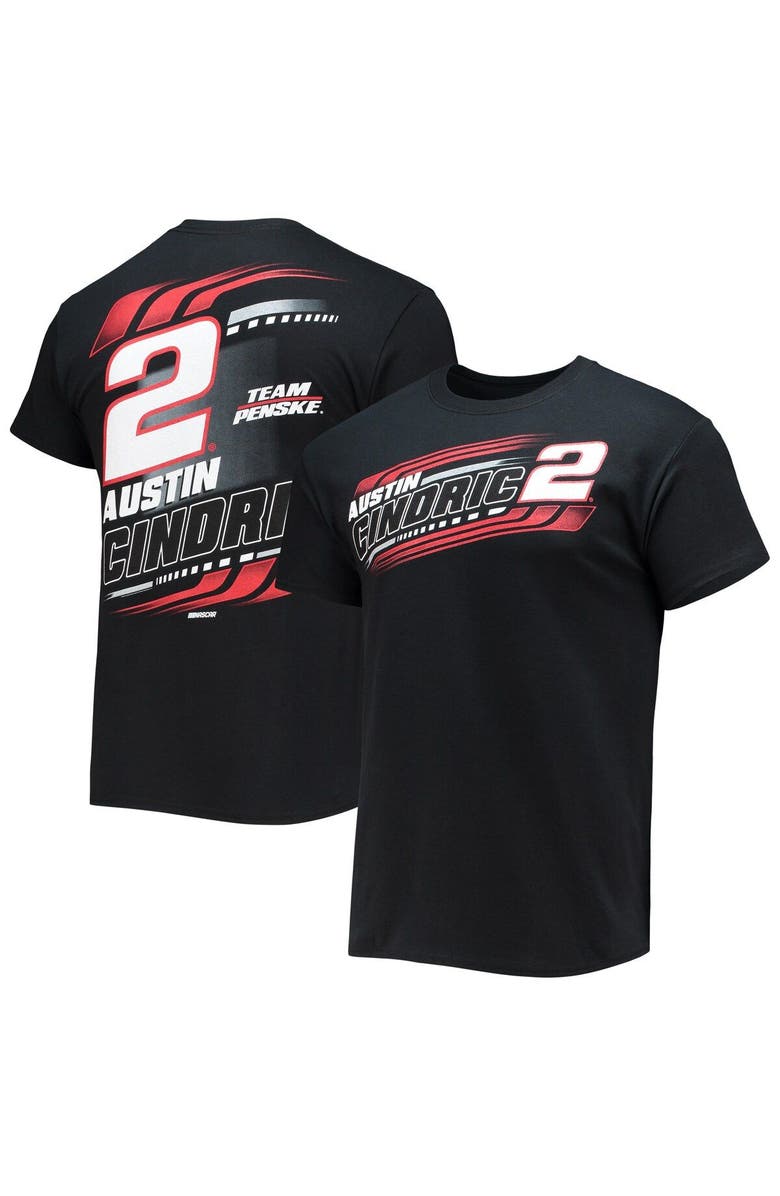 CHECKERED FLAG Men's Checkered Flag Black Austin Cindric Hi-Octane T-Shirt, Alternate, color, Black