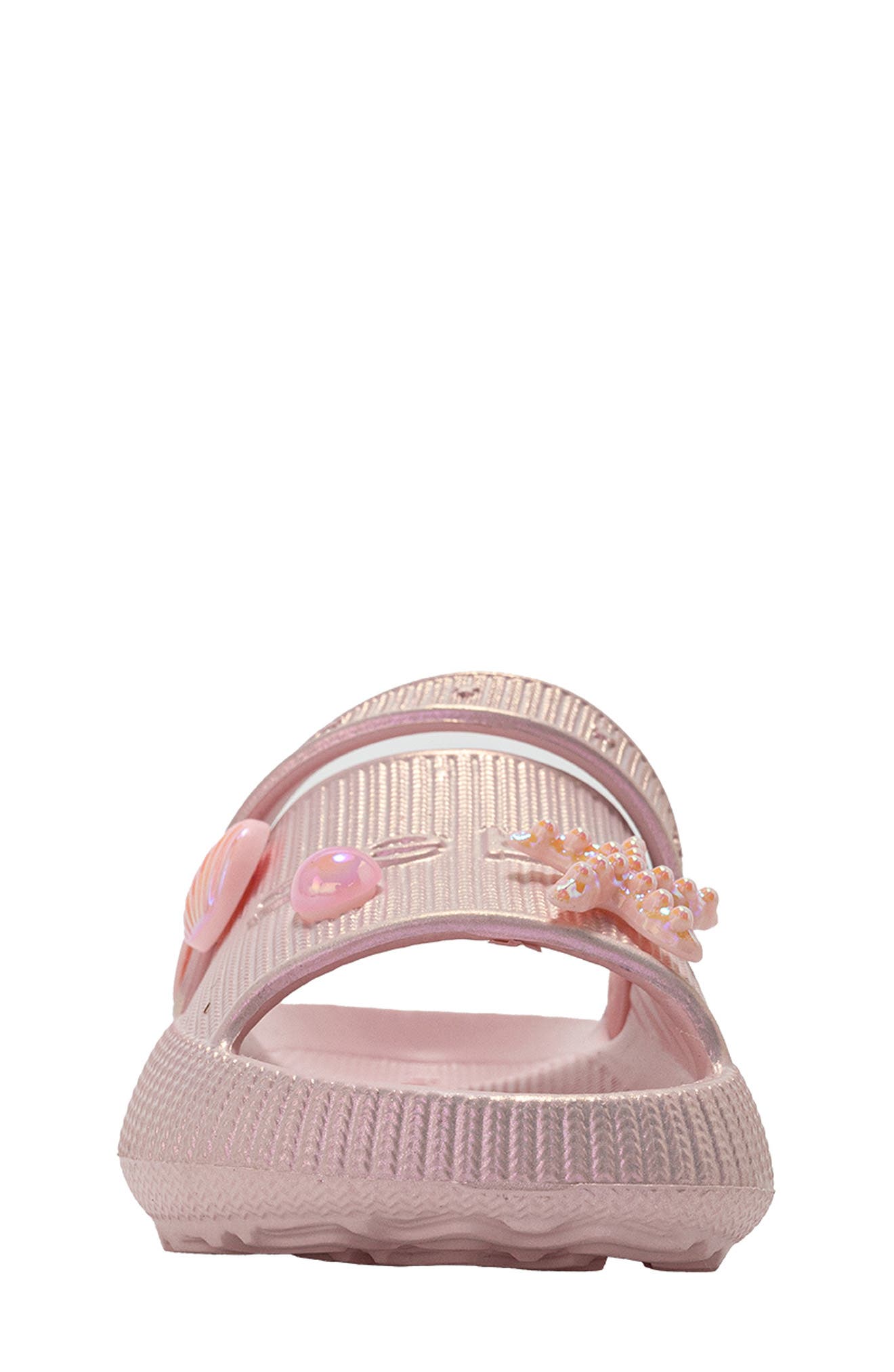 Kids' Aden Slide Sandal, Alternate, color, LIGHT PINK