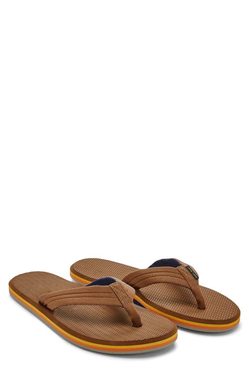 Hari Mari Dunes Waterproof Flip Flop In Tobacco