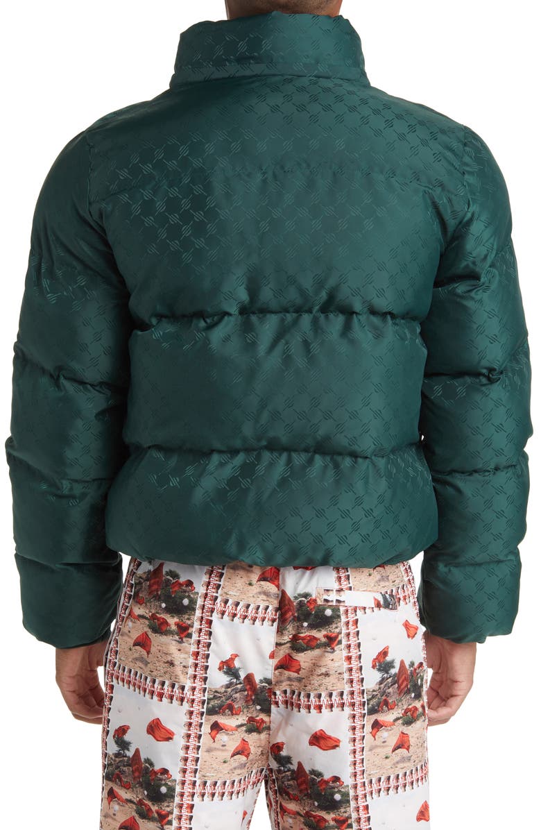 DAILY PAPER Ravan Monogram Jacquard Quilted Puffer Jacket, Alternate, color, 