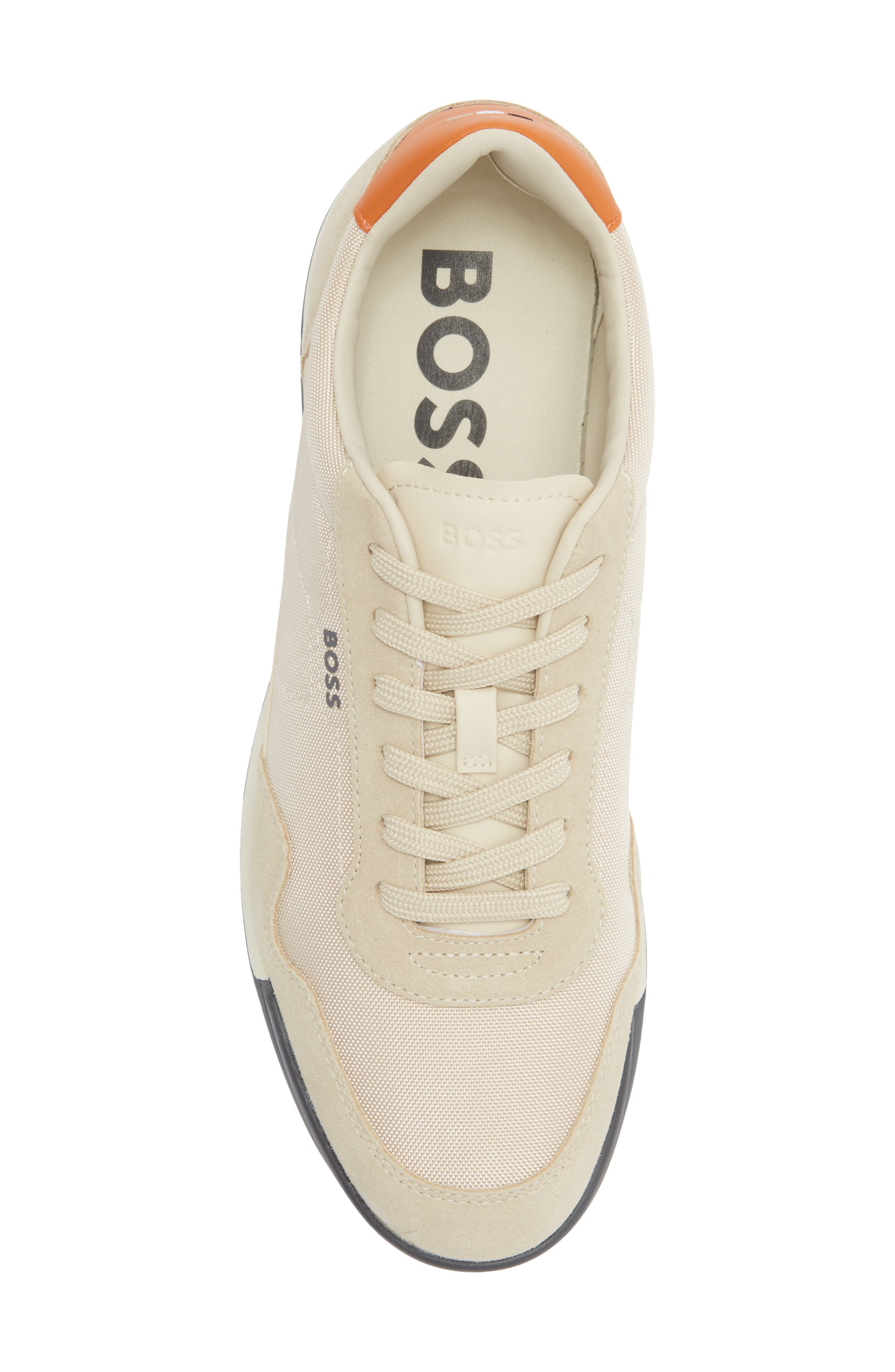 BOSS Titanium Low Top Sneaker, Alternate, color, Medium Beige