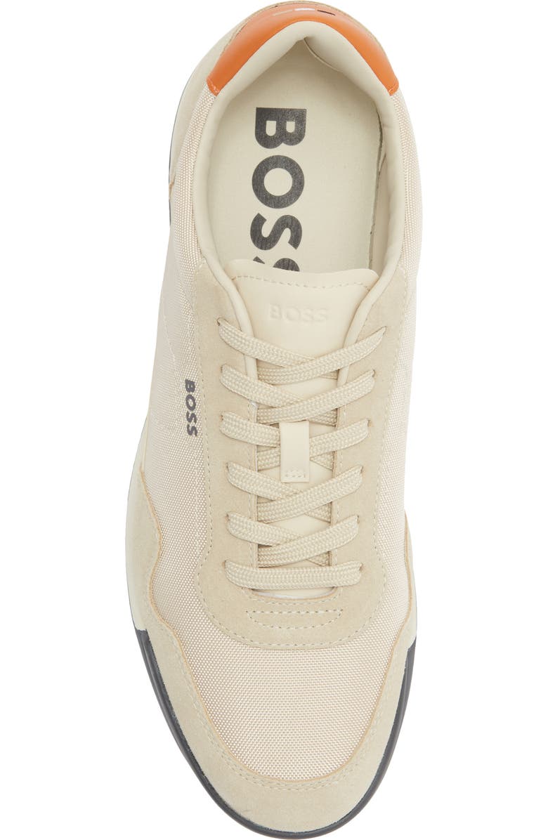 BOSS Titanium Low Top Sneaker, Alternate, color, Medium Beige