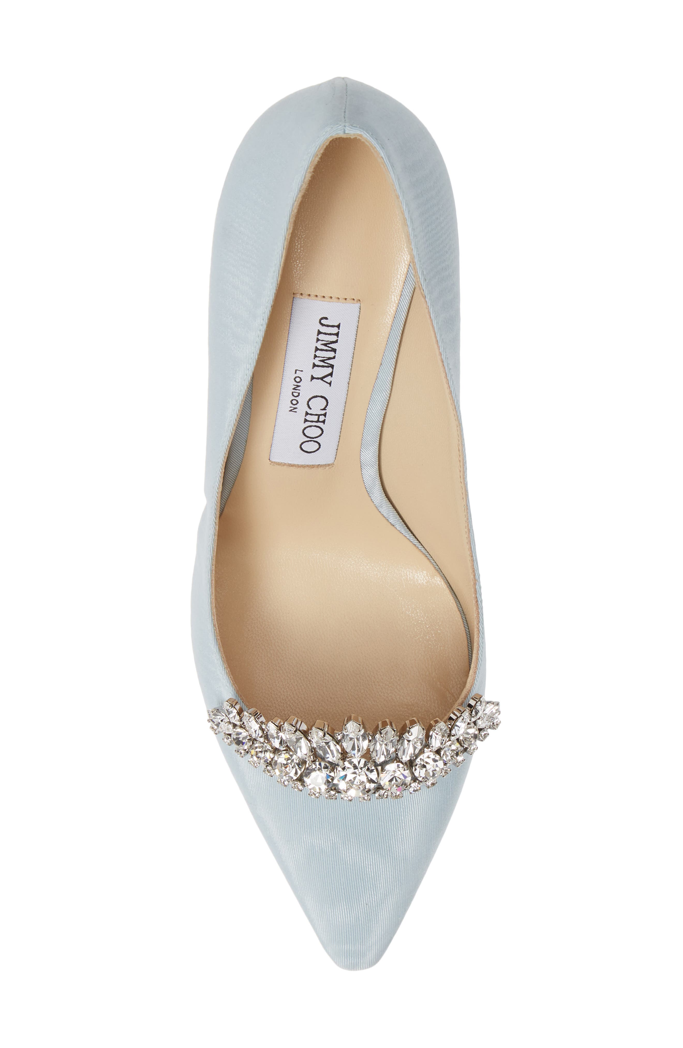 Romy Crystal Tiara Glitter Pump, Alternate, color, SOMETHING BLUE/ CRYSTAL
