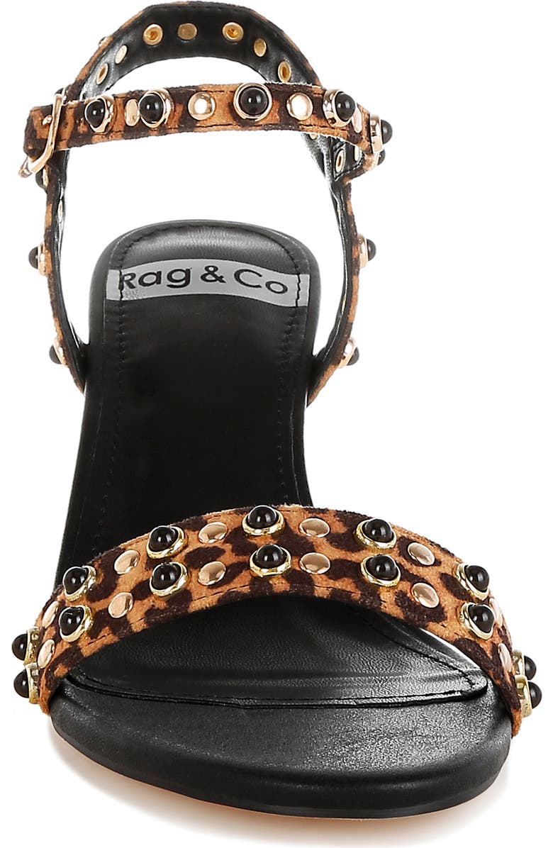 Rag & Co Laro Embellished Sandal, Alternate, color,