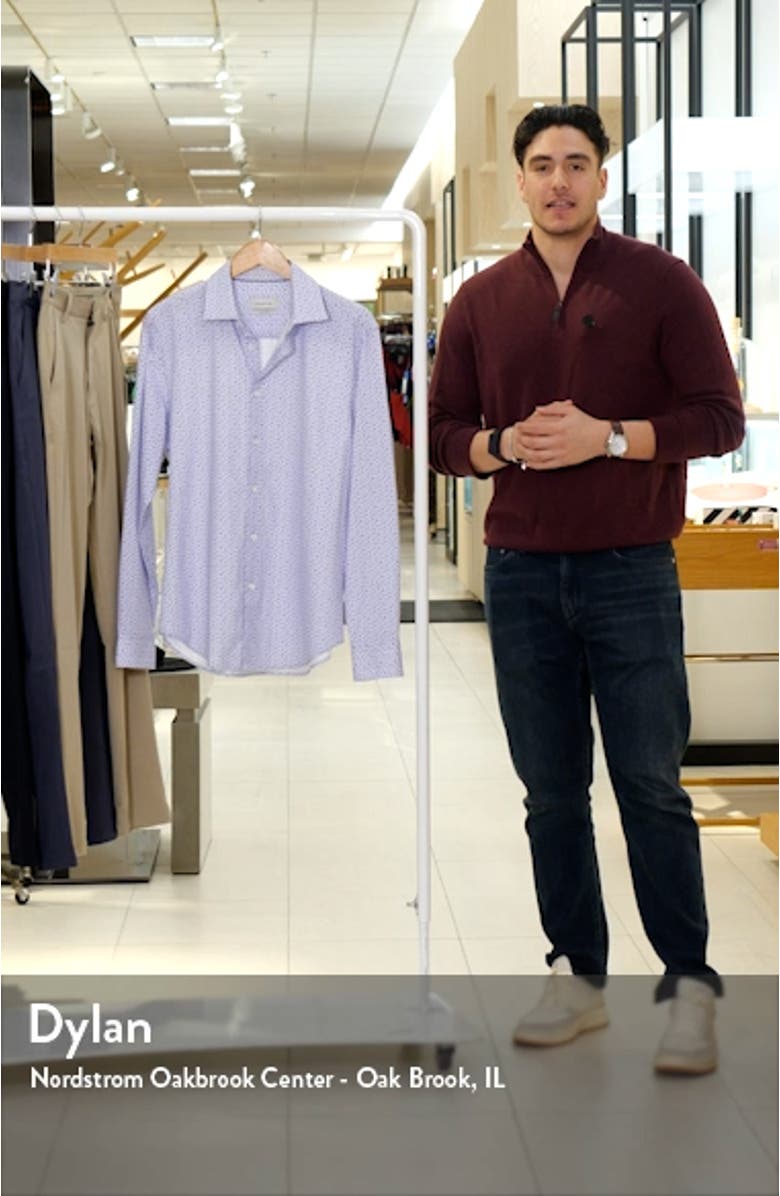 James OoohCotton<sup>®</sup> Scatter Print Button-Up Shirt, sales video thumbnail