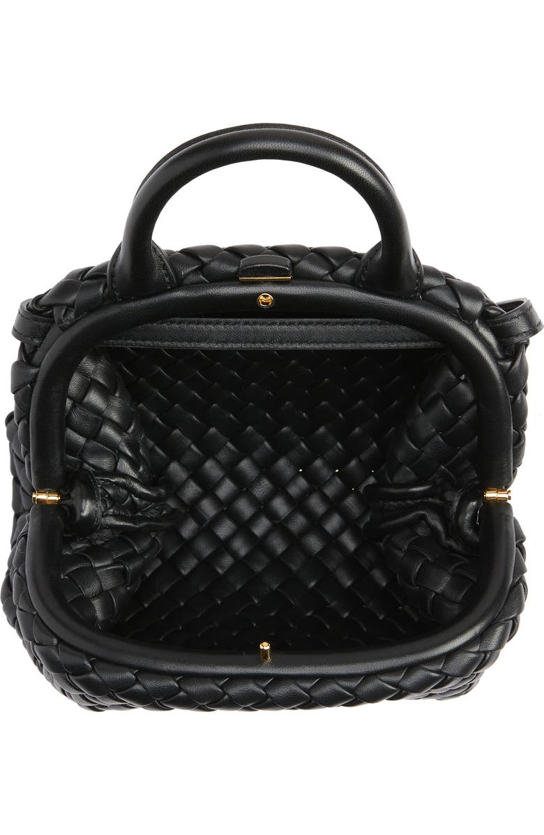 Bottega Veneta Mini Intrecciato Leather Top Handle Bag, Alternate, color,