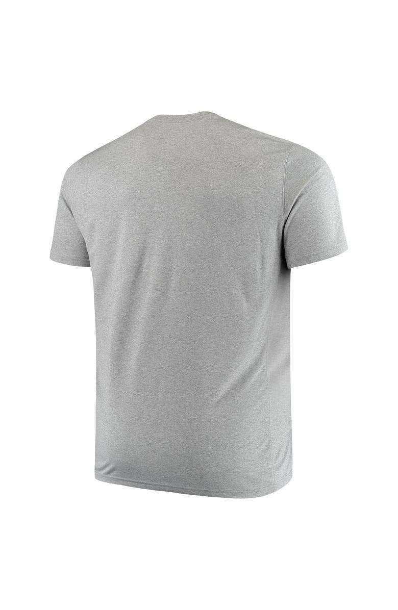 Nike Men's Nike Heathered Charcoal West Virginia Mountaineers Big & Tall Legend Primary Logo Performance T-Shirt, Alternate, color, 