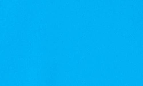 Off-white Woman Jacket In Turquoise Technical Fabric With Logo Tape In Blue