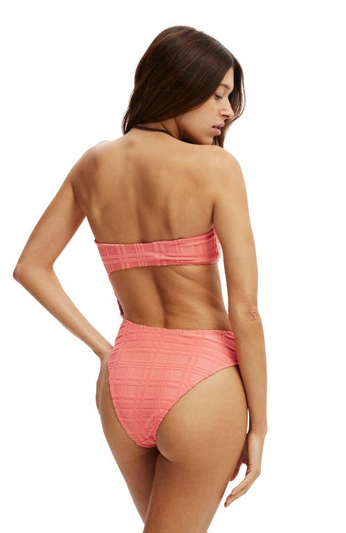 COTTON ON BODY RING BANDEAU ONE PIECE BRAZILIAN 