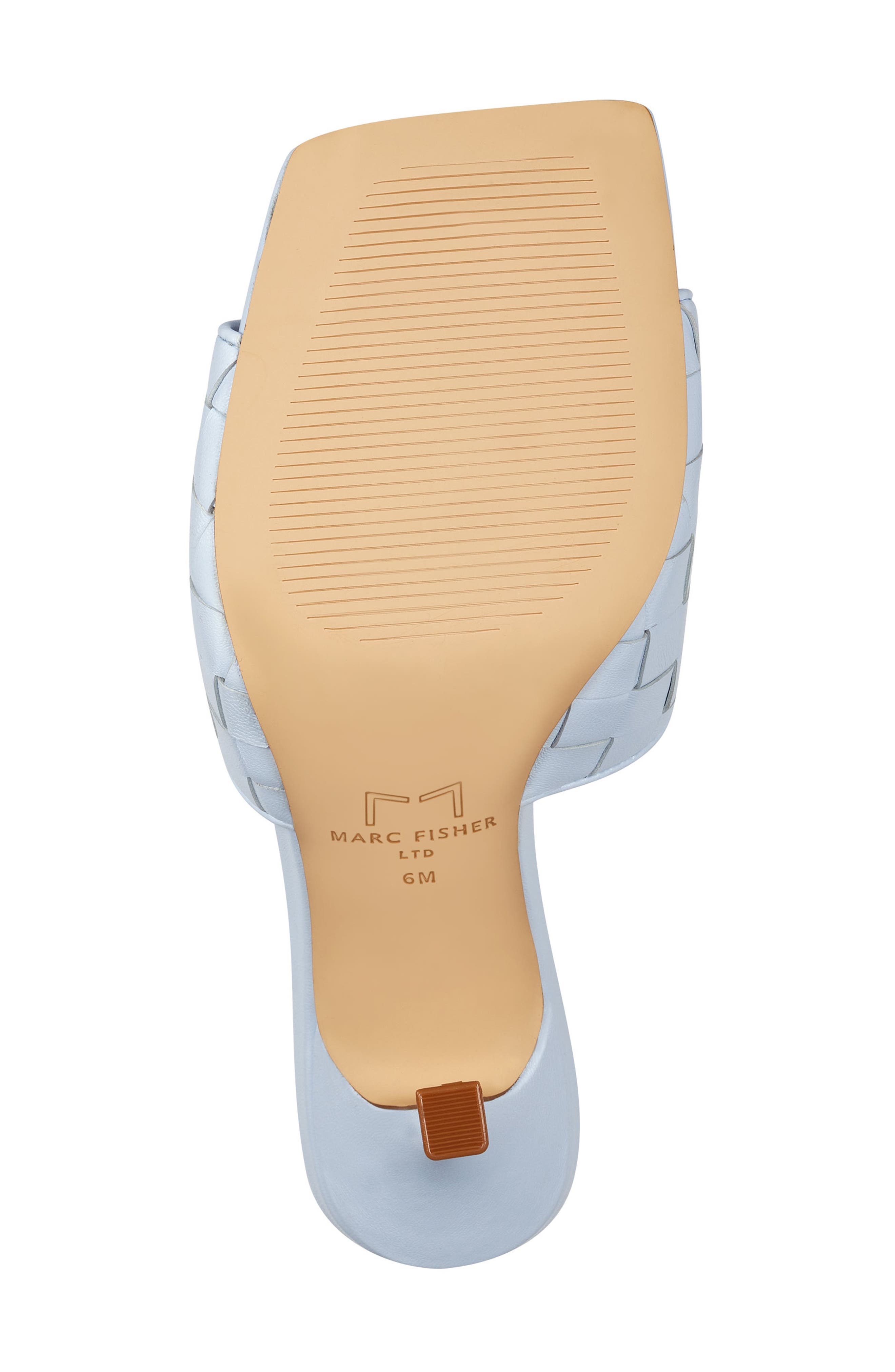 Dara Slide Sandal, Alternate, color, PALE BLUE LEATHER