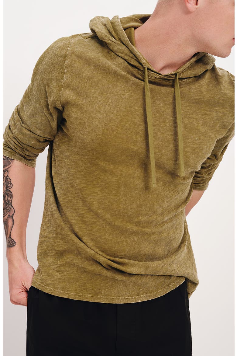 Chroma Wash Long Sleeve Slub Cotton T-Shirt, Main, color, JUNIPER