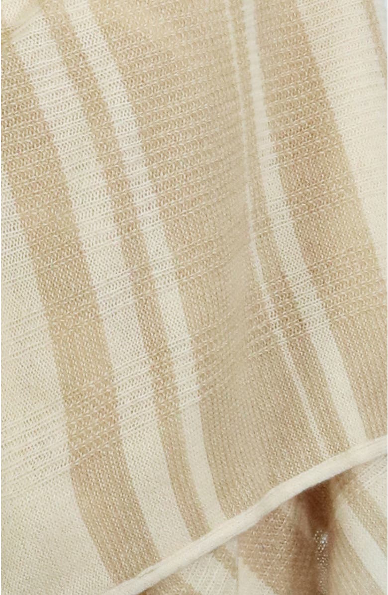 Portolano Cashmere lightweight striped shawl, Alternate, color, Vanilla/Desert Mist