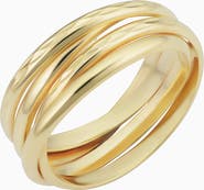 Oradina 14K Yellow Gold Echelon Ring