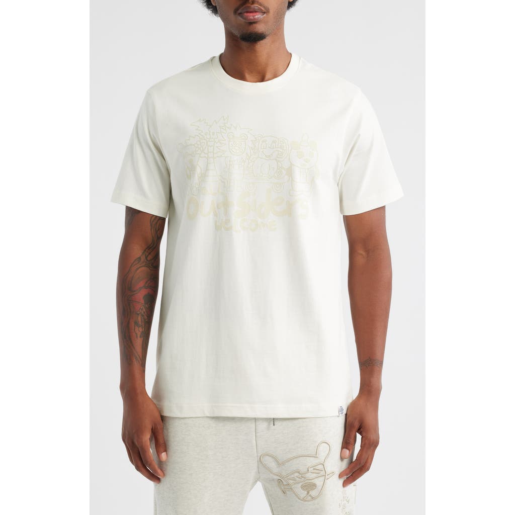 VIC GARCIA WORLD Outsiders Welcome Graphic T-Shirt in Vanilla Ice  product