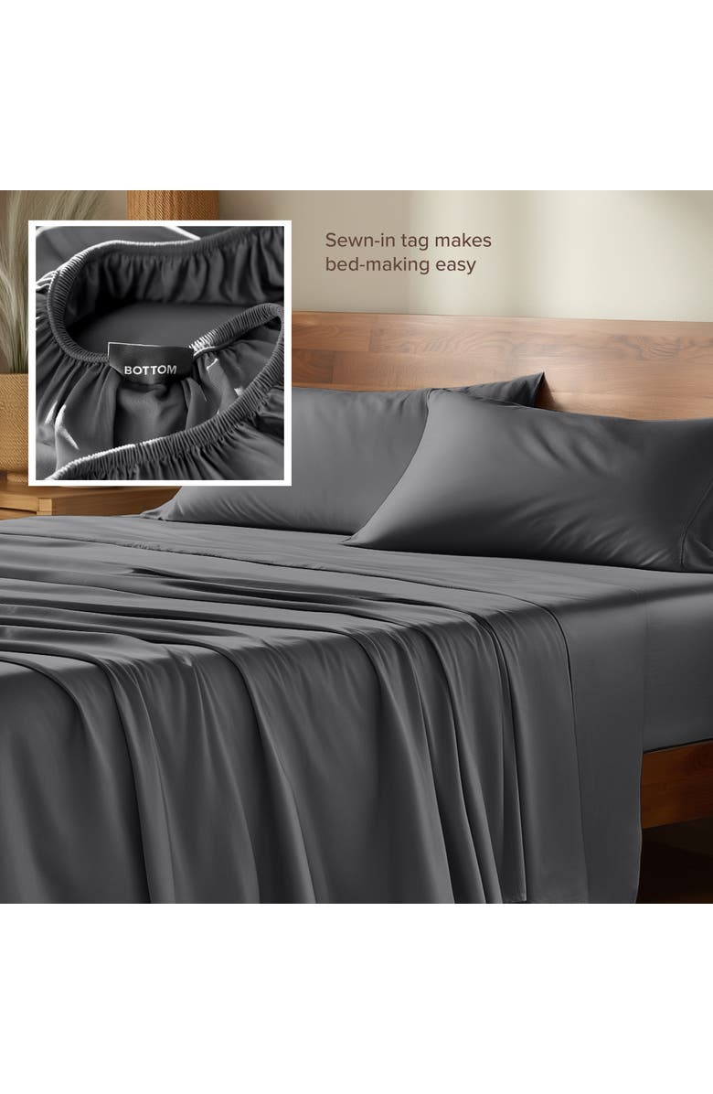 Bare Home Cooling Rayon Sheet Set - Full XL, Alternate, color, Grey