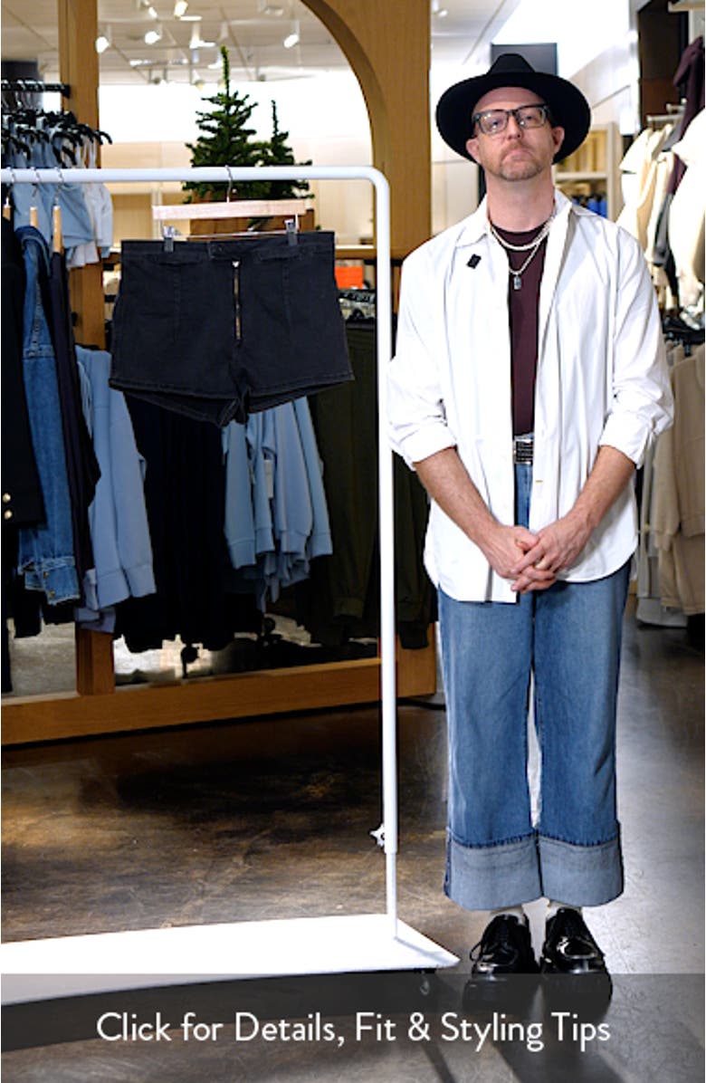 Honeycomb Denim Micro Shorts, sales video thumbnail