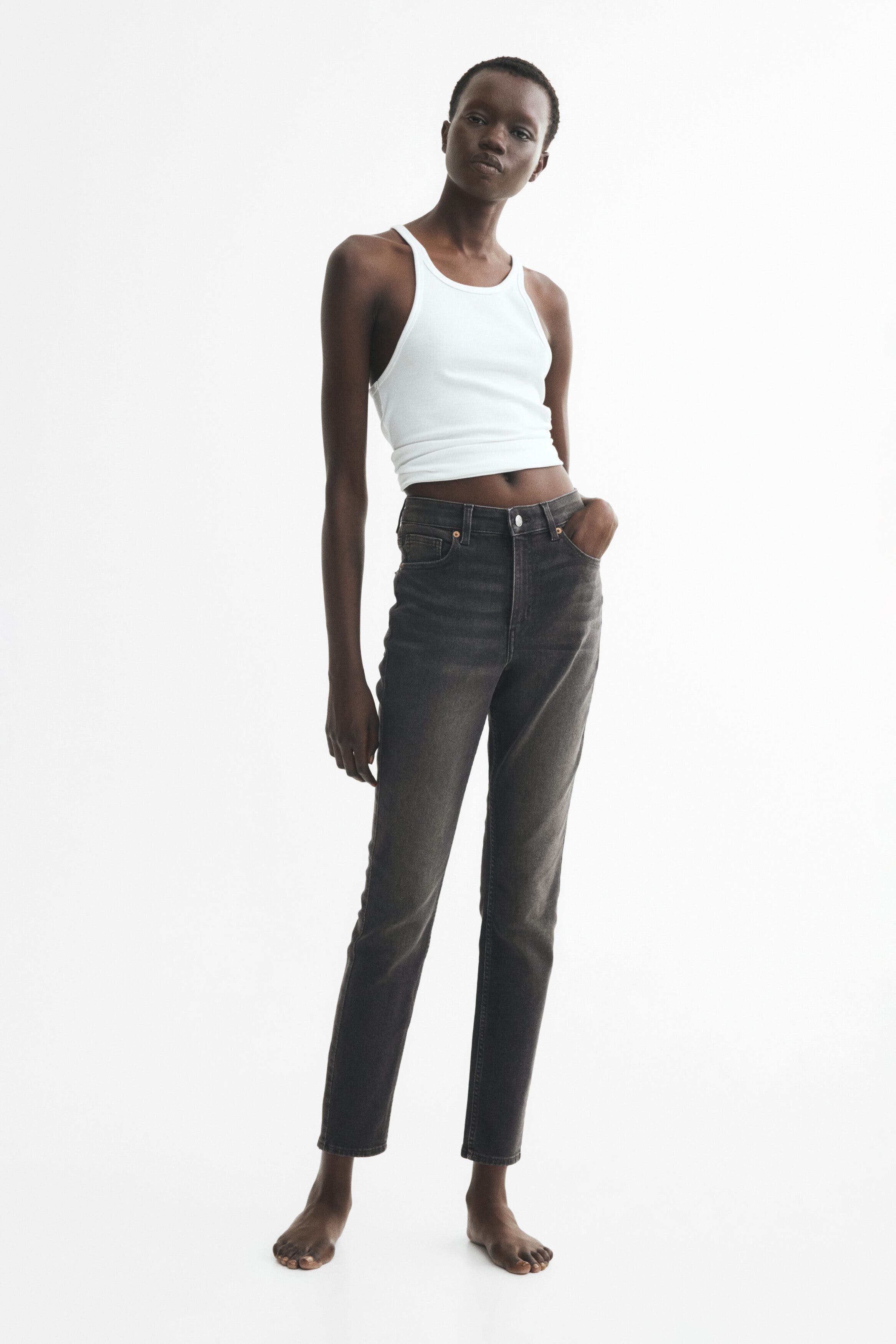 selected Dark denim gray