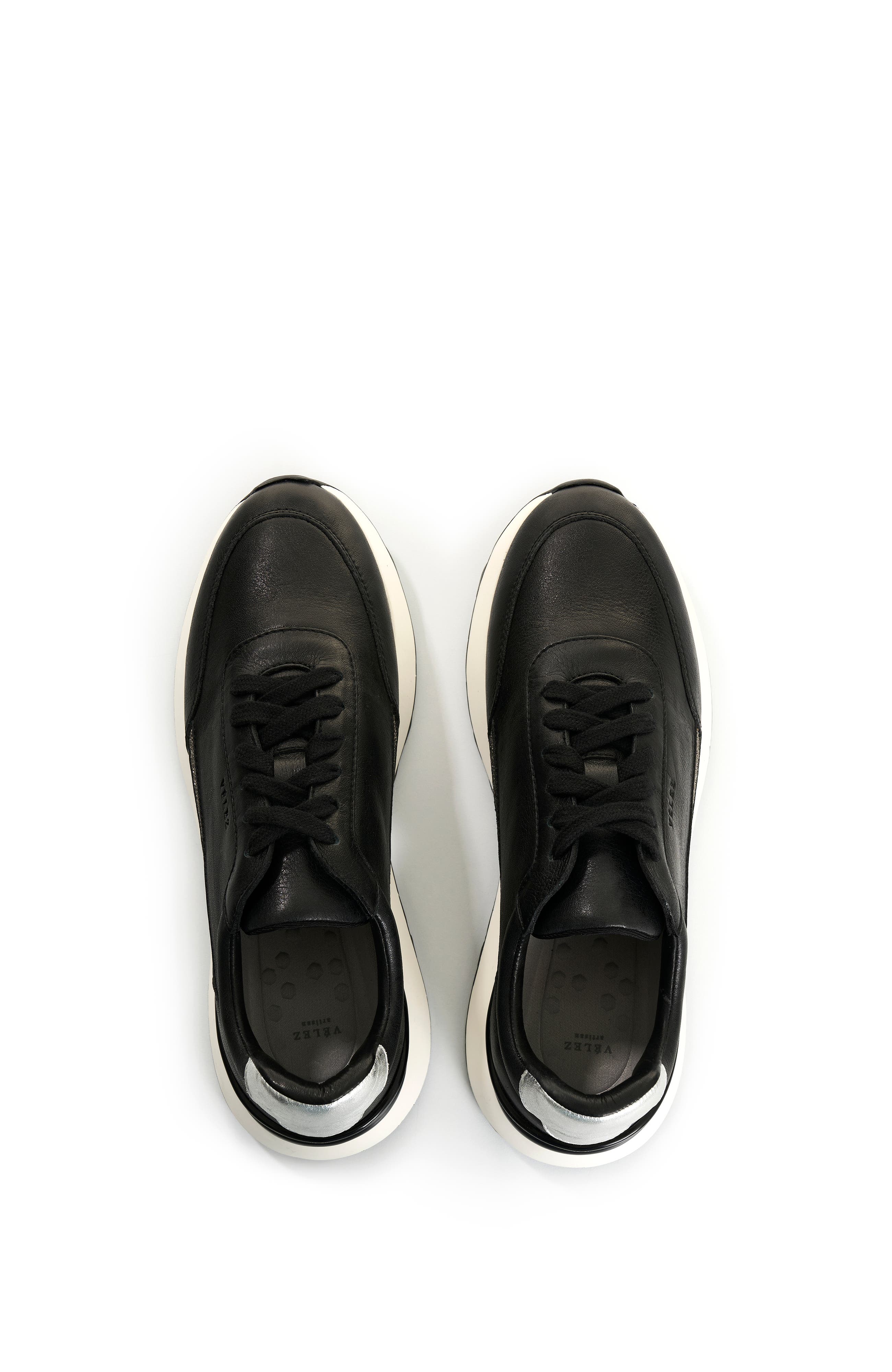 Velez Leather Sneakers with Details, Alternate, color, Black