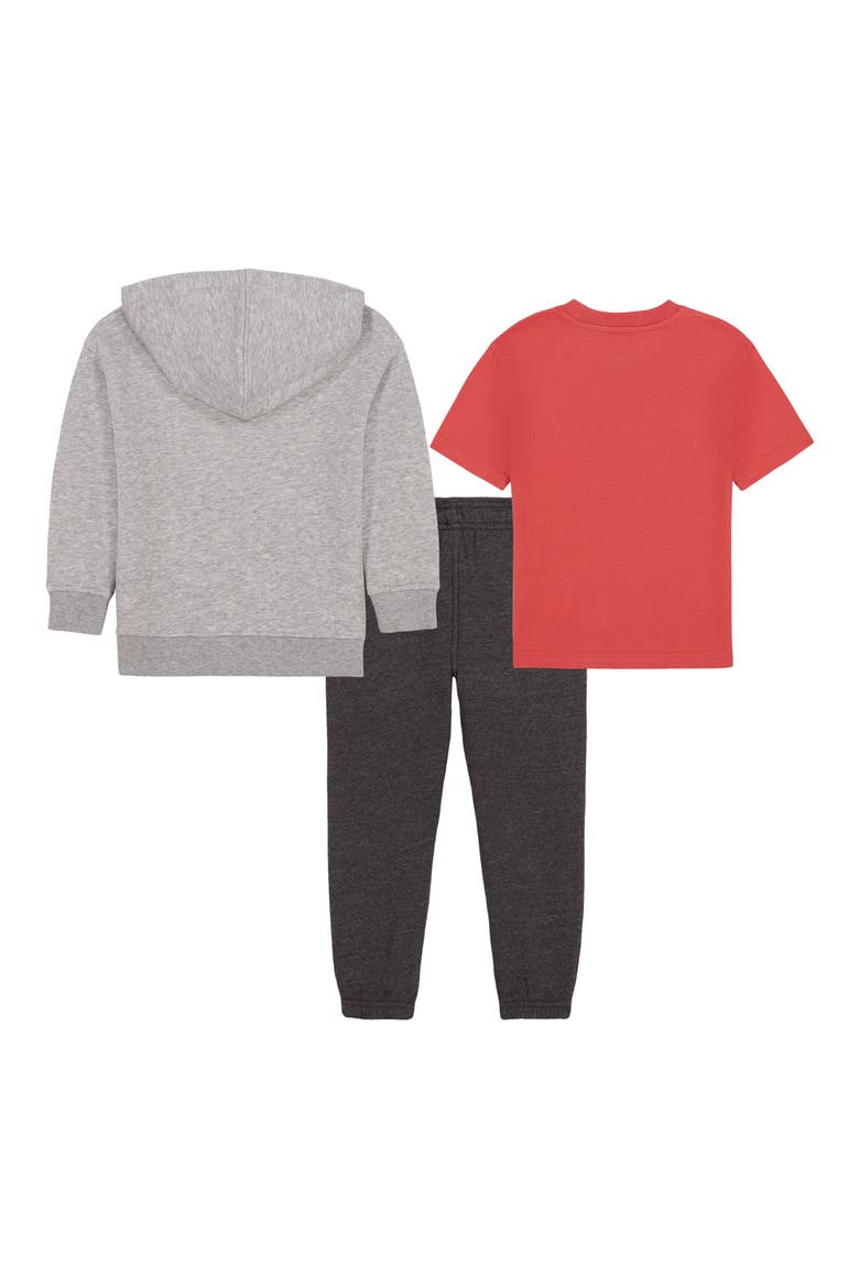 Kids' 3-Piece Fleece Hoodie, T-Shirt & Pants Set, Alternate, color, PREPACK ASSORTED