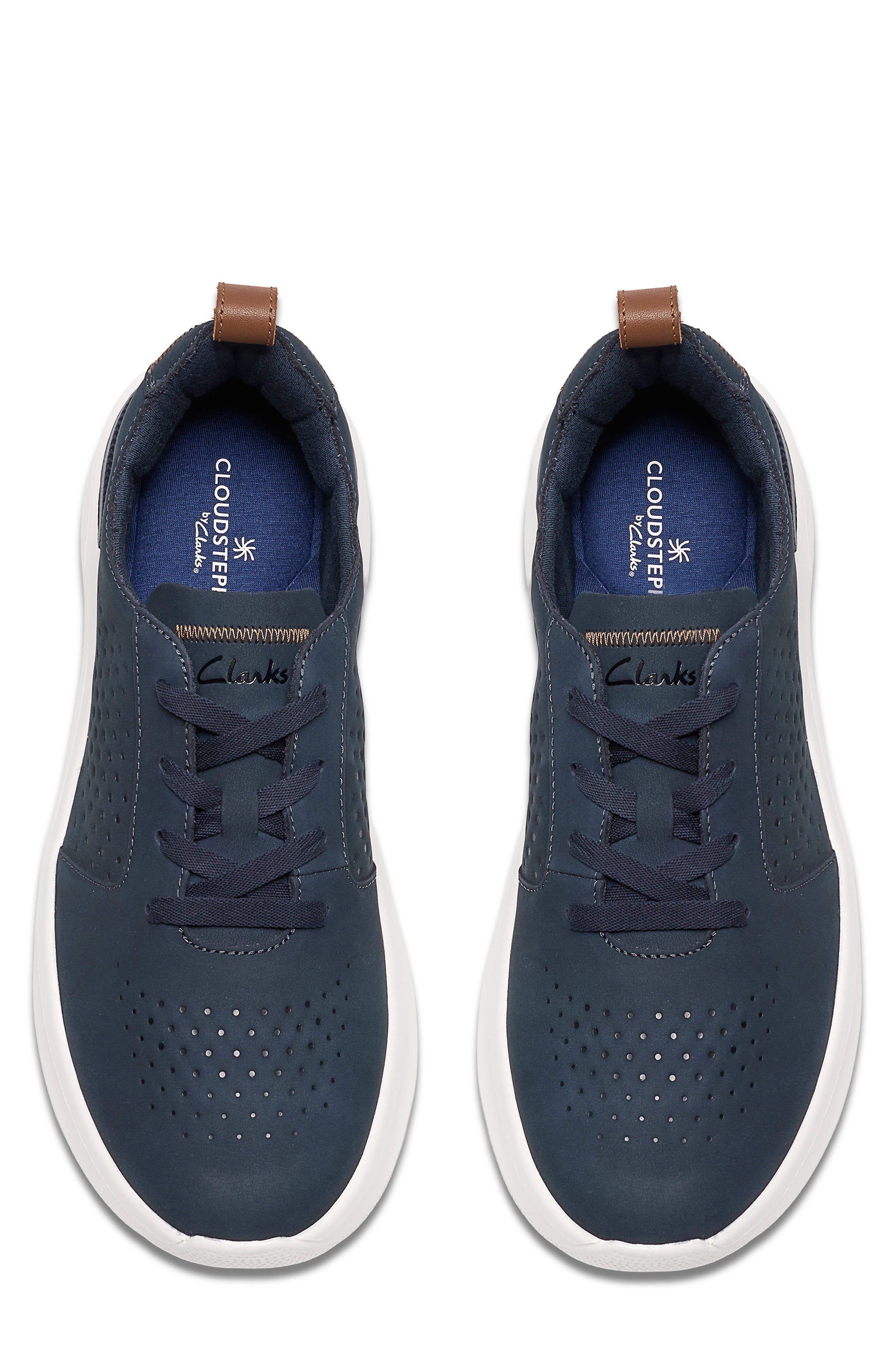 Clarks<sup>®</sup> Solevana Style Sneaker, Alternate, color, Navy