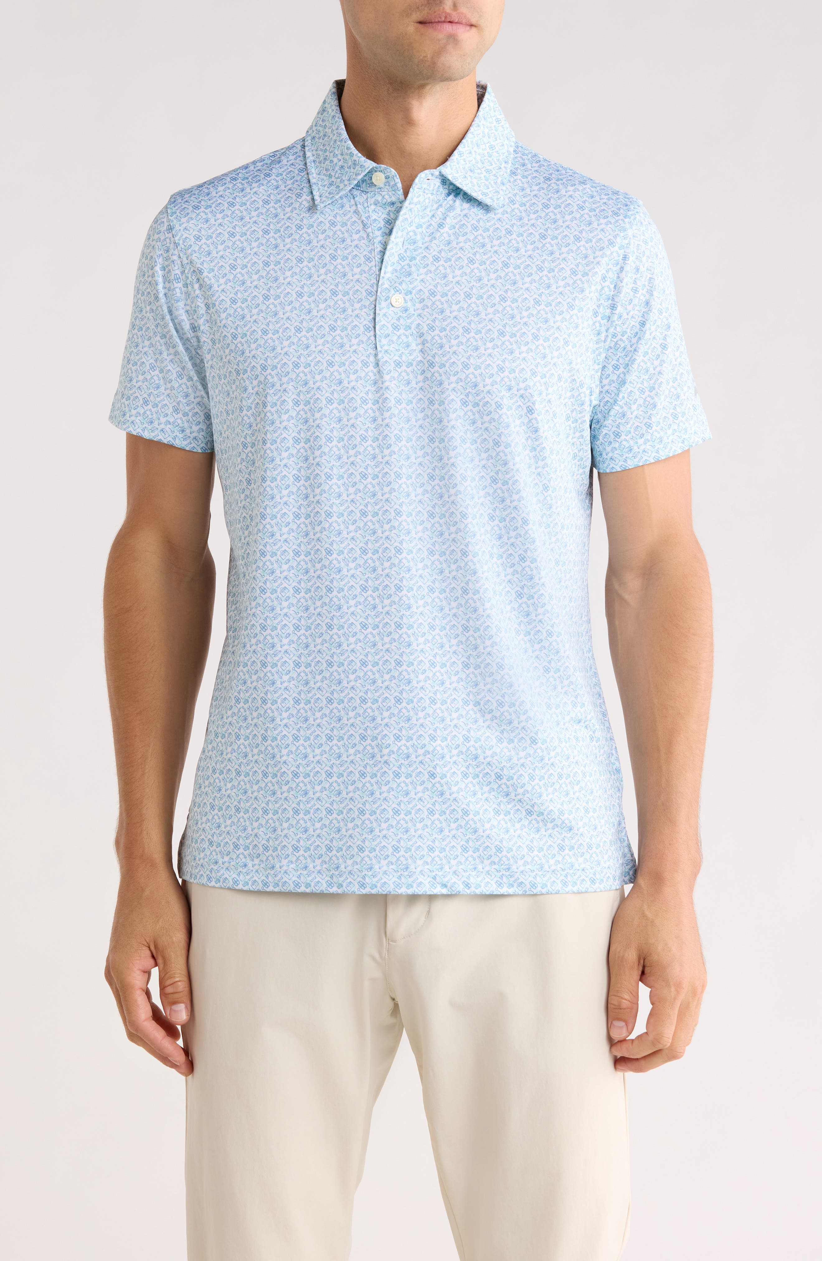 Brooks Brothers Performance Print Polo
