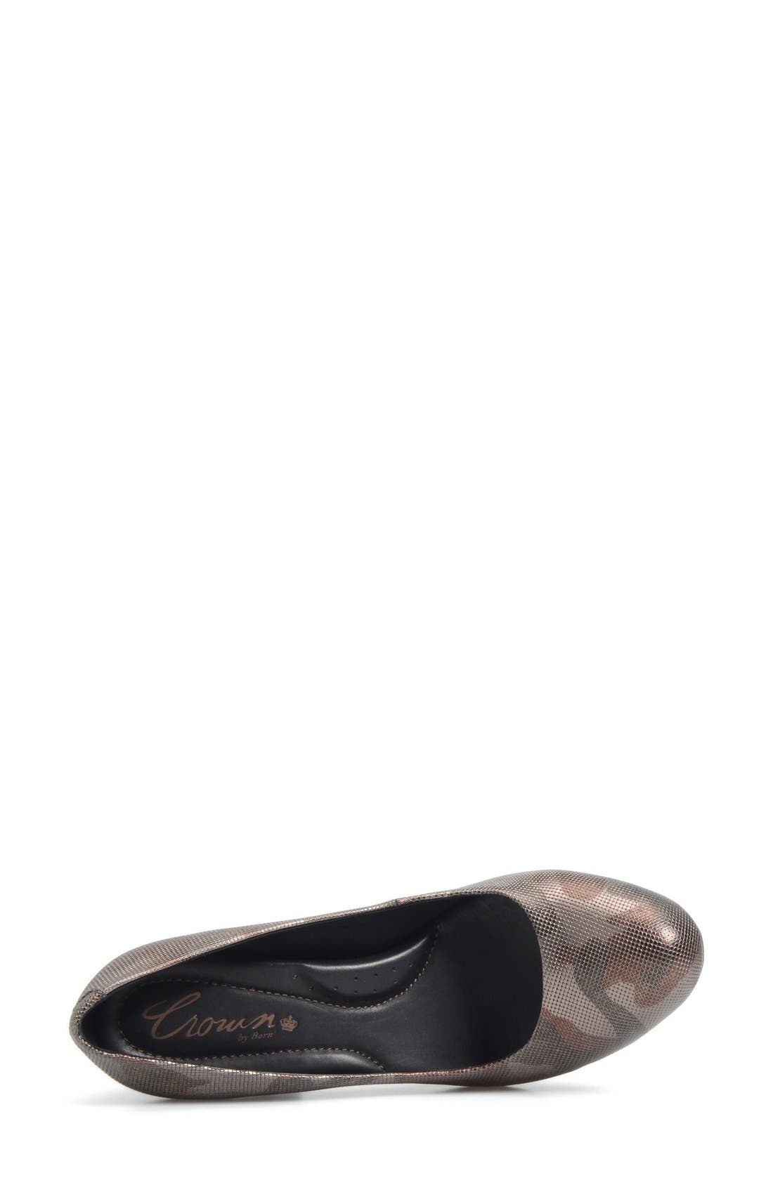 Crown by Børn  'Sabrina' Pump, Alternate, color, STEPPA CAMO METALLIC