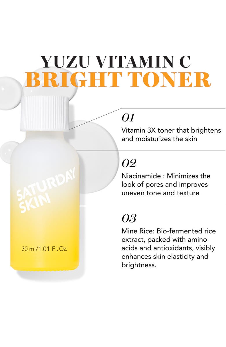 Saturday Skin Yuzu Bright Besties 3-Piece Set $42 Value, Alternate, color,