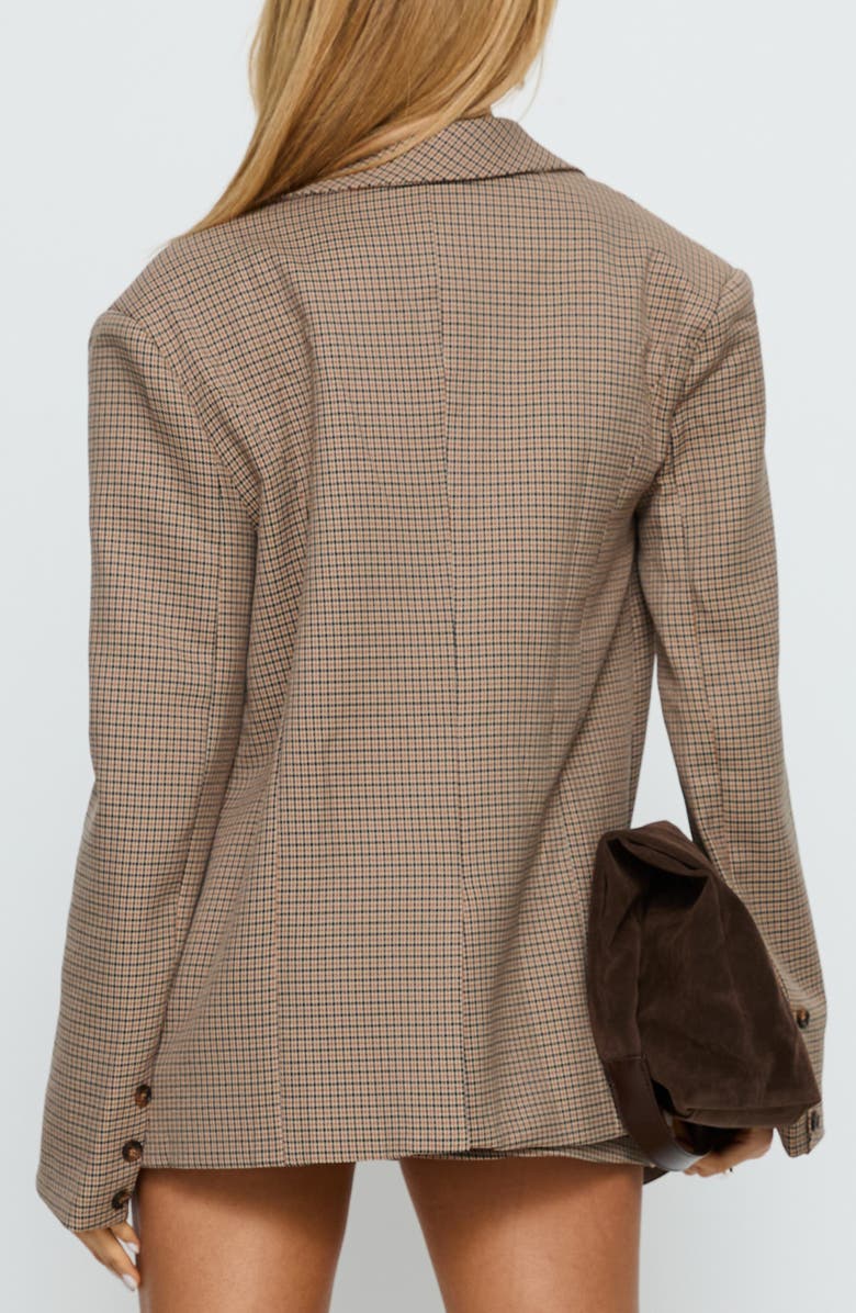 Princess Polly Deane Check Blazer, Alternate, color, 