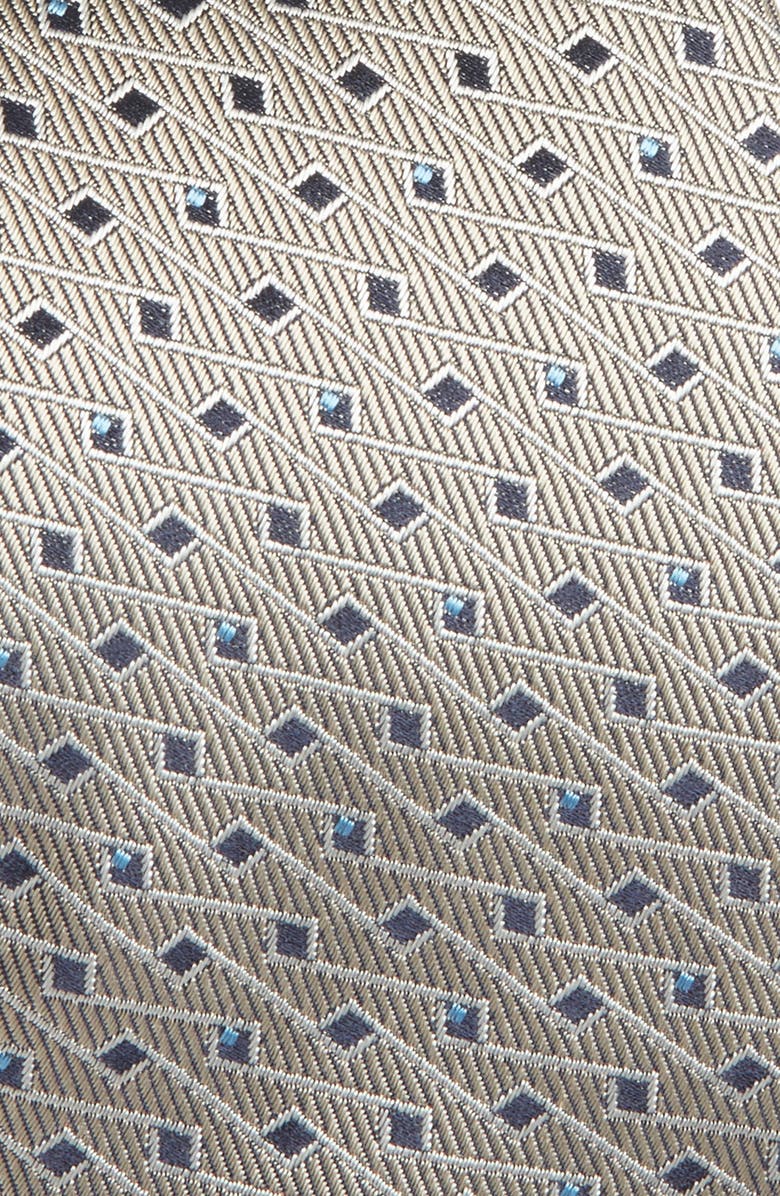 Canali Novelty Geometric Silk Tie, Alternate, color, 