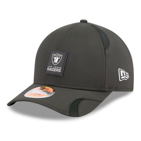Men's New Era Black Las Vegas Raiders 2025 Sideline  M-Crown 9FORTY Adjustable Hat