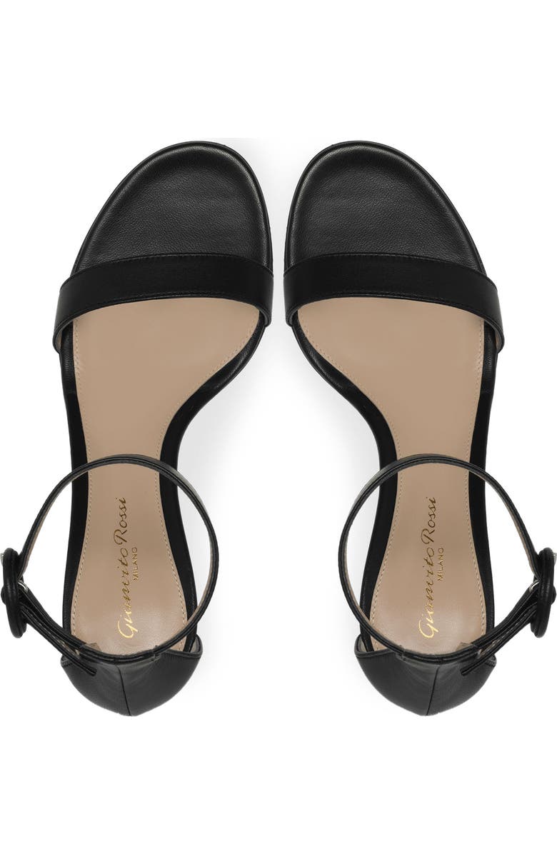 Gianvito Rossi Portofino 70 Sandals, Alternate, color, Black Leather
