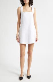 POSSE Alice Square Neck Linen Minidress