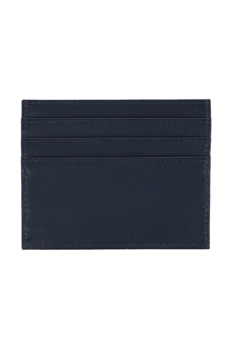 Sergio Genuine Leather Card Case, Alternate, color, Black