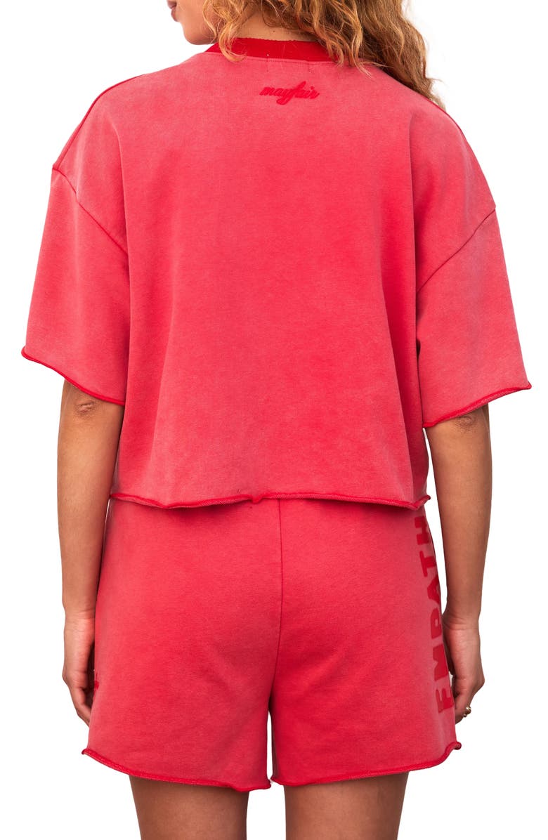 THE MAYFAIR GROUP Empathy Always Elbow Sleeve Graphic Sweatshirt, Alternate, color, 