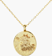 Little Sky Stone Birth Flower Necklace