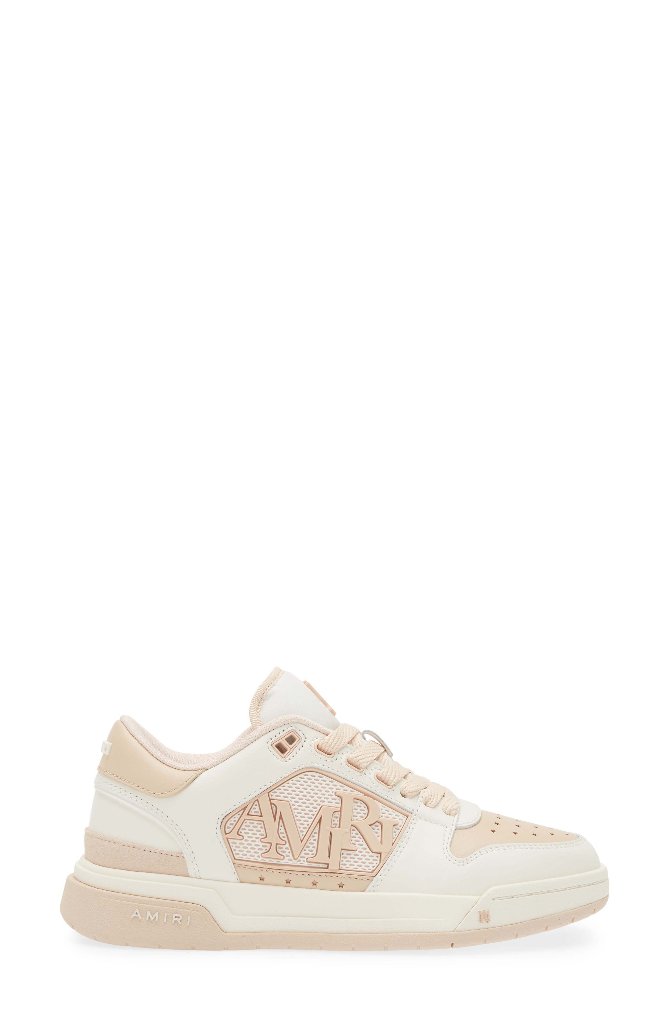 AMIRI Classic Logo Low Top Sneaker, Alternate, color, White Pink