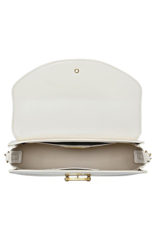 Madison West Buckle Half Moon Crossbody Bag