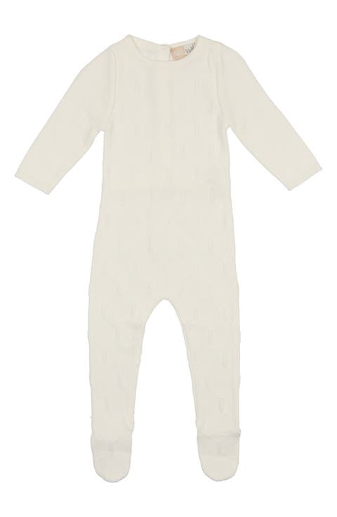 Honeycomb Cotton Footie (Baby)