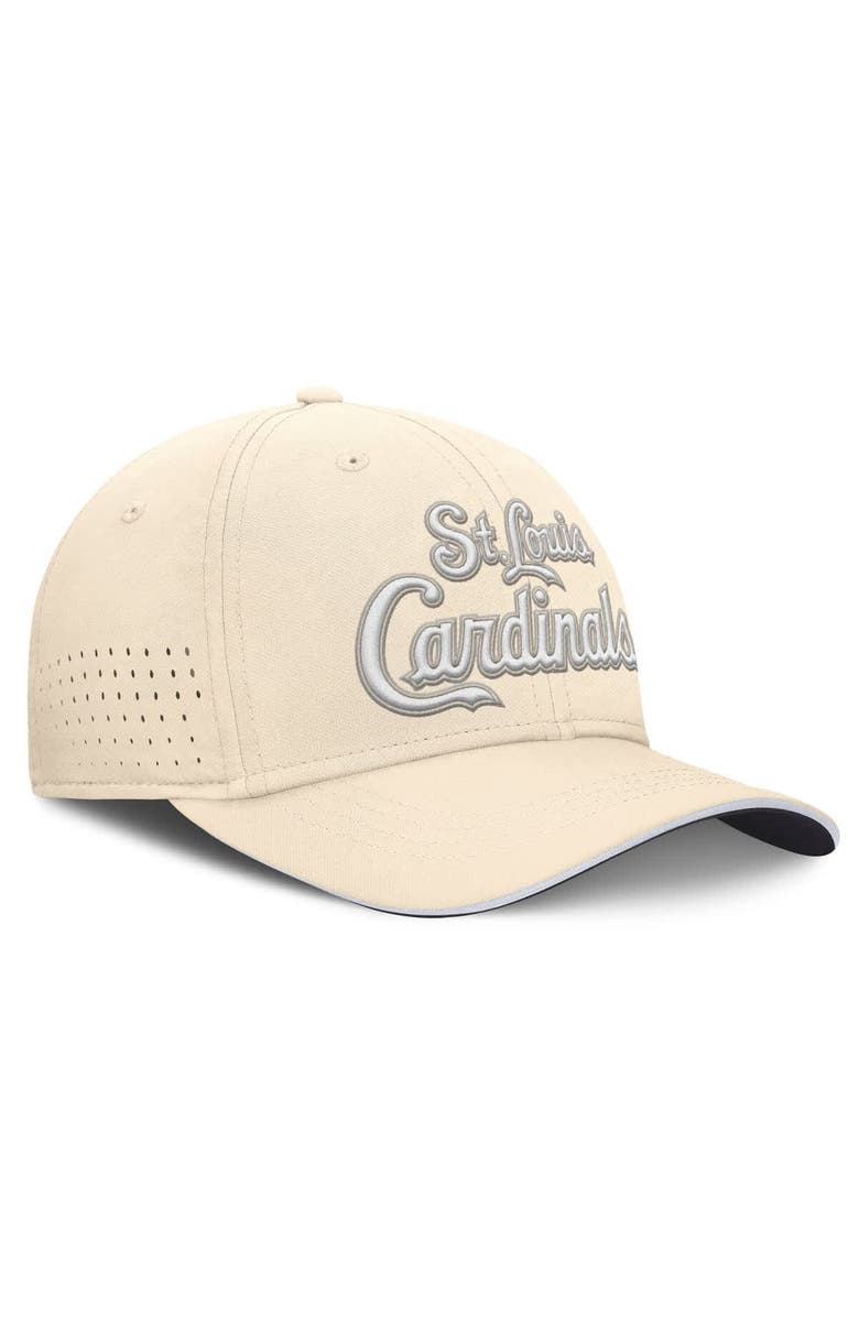 Nike Men's Nike Cream St. Louis Cardinals Rise Performance Flex Hat, Alternate, color, Cream