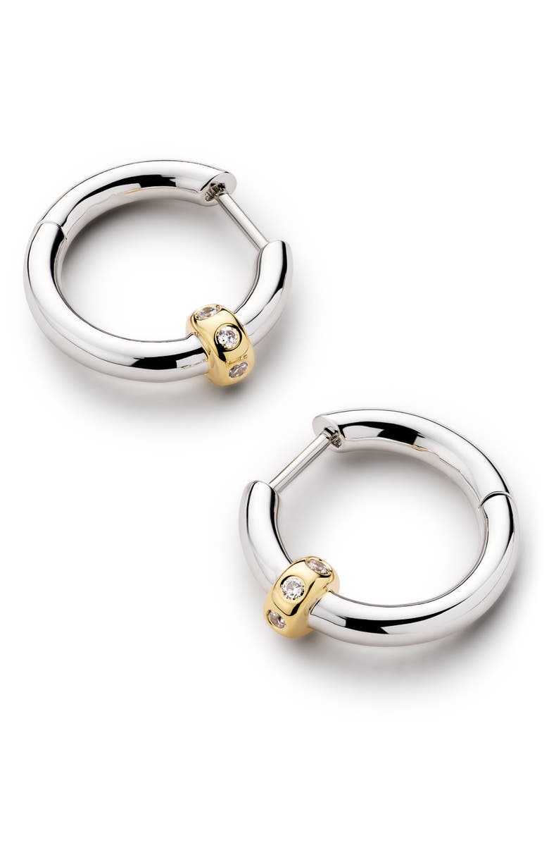 Ana Luisa Cyrus Two-Tone Hoop Earrings, Alternate, color, Gold / Silver