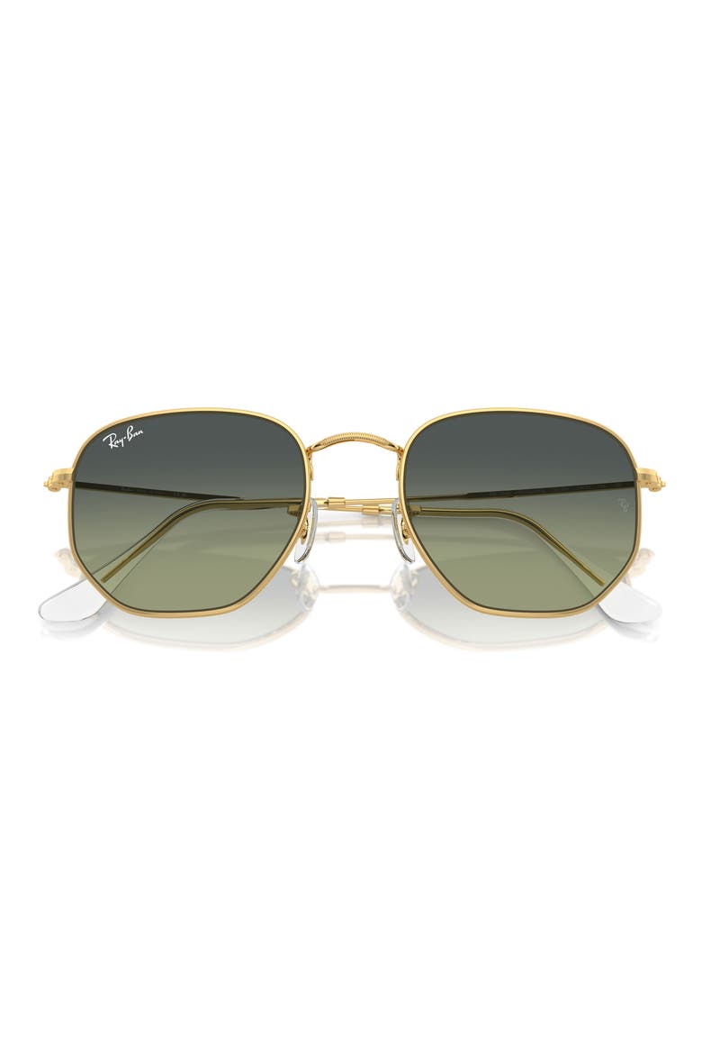 54mm Round Optical Glasses, Alternate, color, GOLD FLASH
