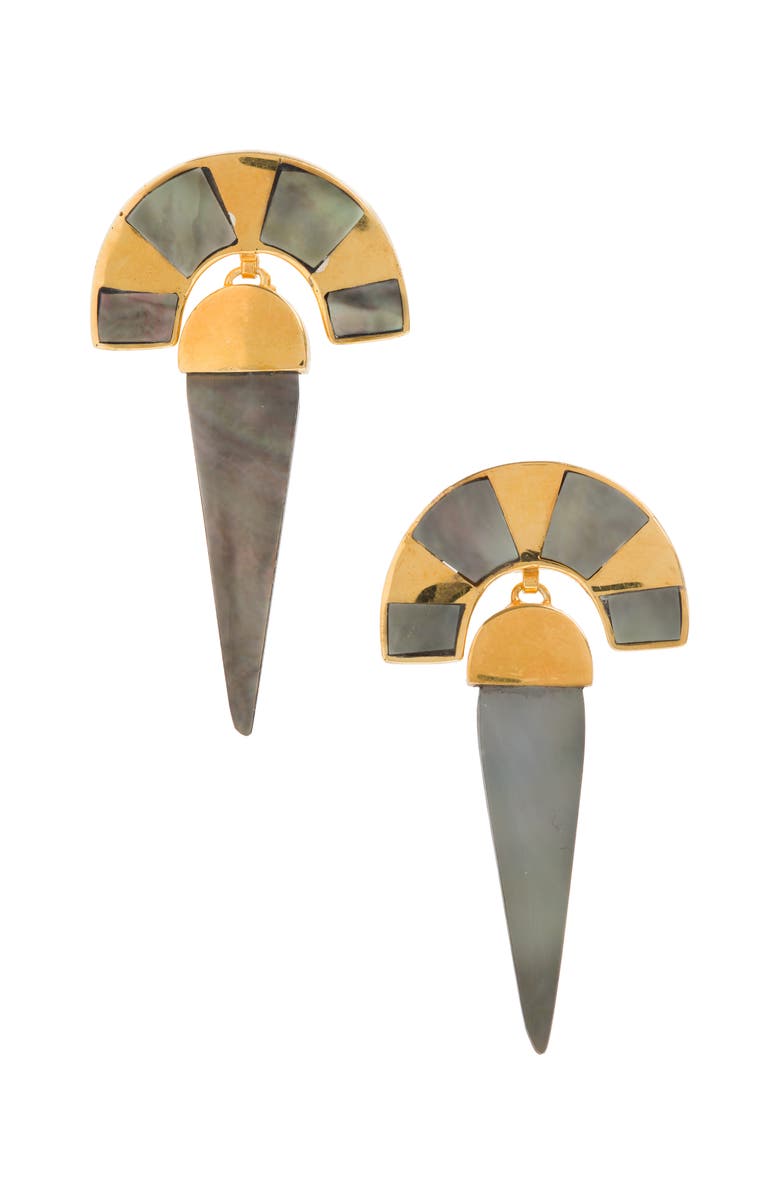 Freya Rose Warrioress At Night Earrings, Main, color, Gold