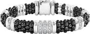 LAGOS Black Caviar Diamond Station Bracelet