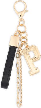 Leith Varsity Initial Bag Charm