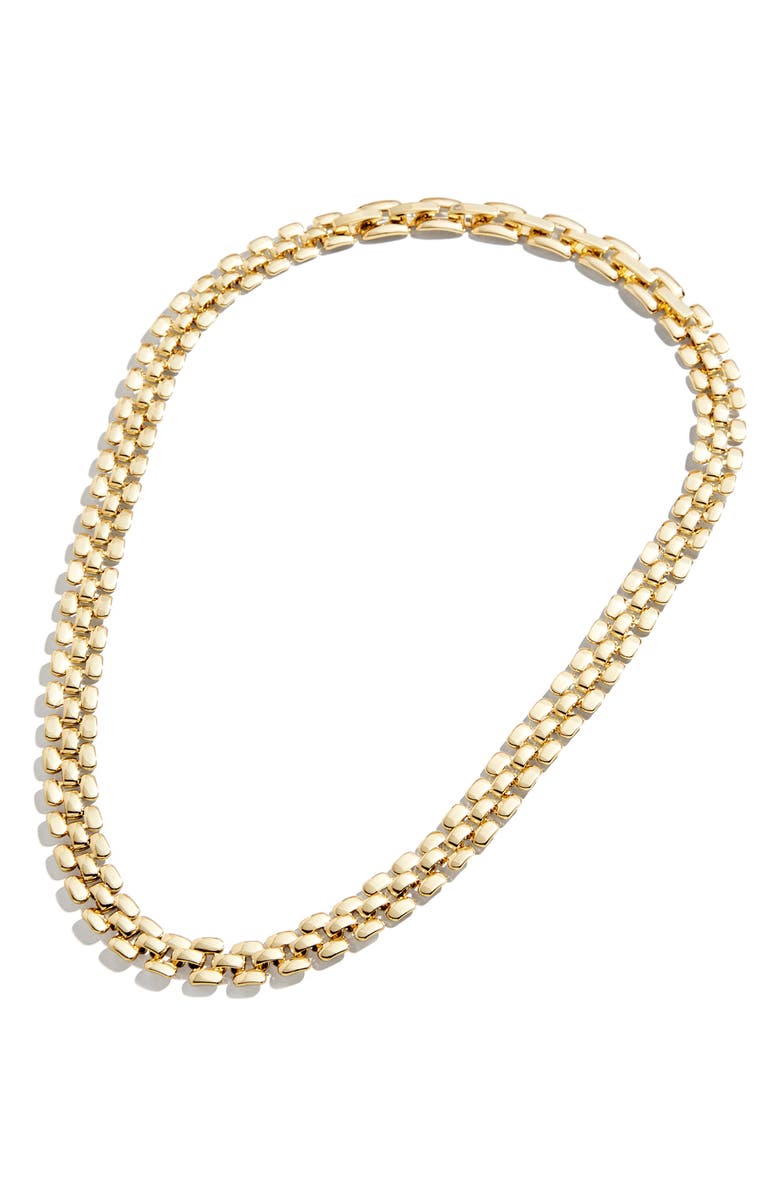 BaubleBar Chain Link Necklace, Main, color, 
