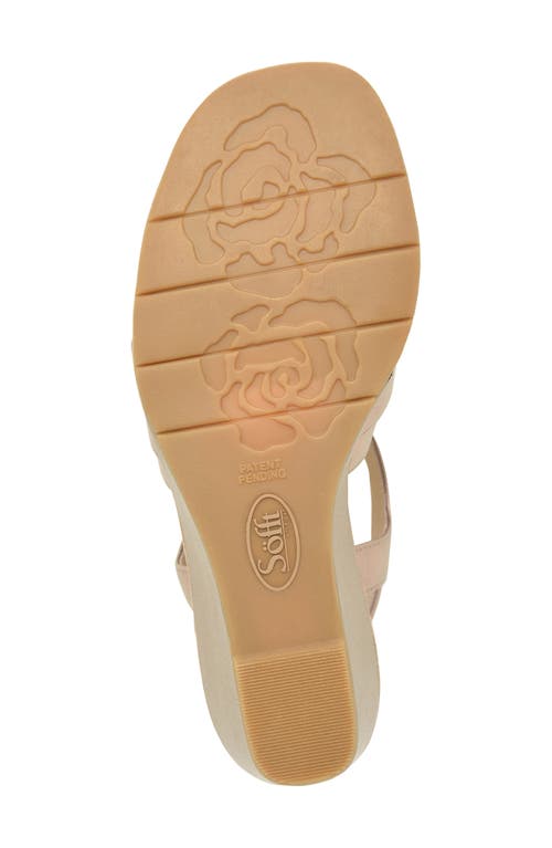 Söfft Gigi Slingback Wedge Sandal In Light Espresso
